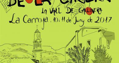 La Vall de Gallinera celebra la XVII Festa de la Cirera reforçant el servei gratuït de bus