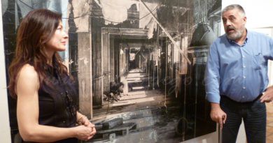 Ana Chacón, guanyadora del 41é Certamen Nacional de Pintura ‘Vila de Pego’ va tenir clar que el resultat de ‘Baterias V’ s’havia de presentar a Pego