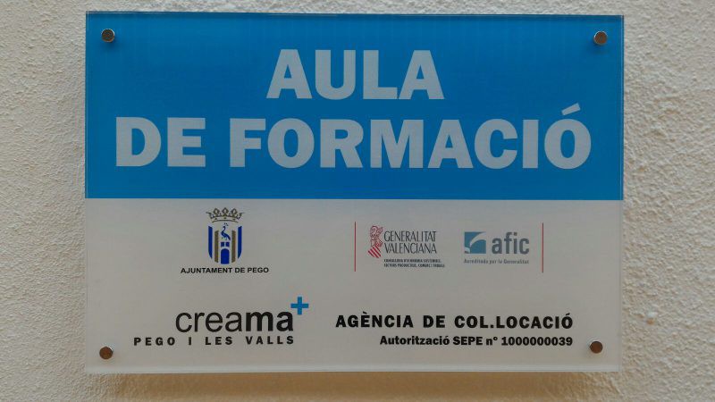 Creama Pego inaugura aula de formació