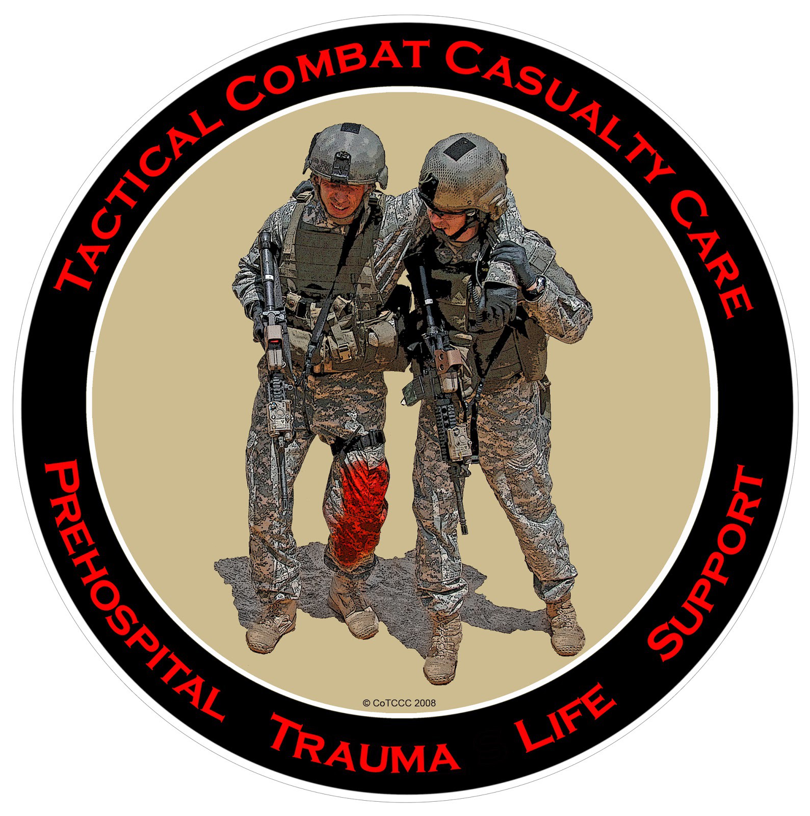 Pego acull este cap de setmana el curs referent a tota Europa de ‘Total Combat Casualty Care’