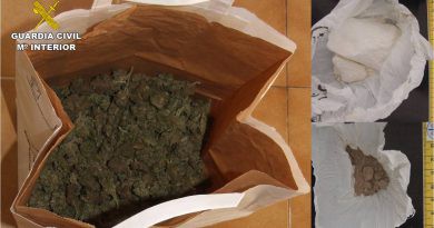 La Guàrdia Civil desarticula un actiu punt de venda de droga a Pego