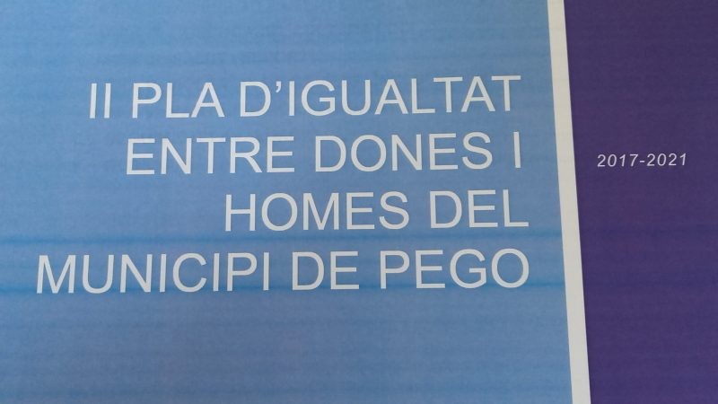 Pego ja compta amb el seu II Pla d’Igualtat