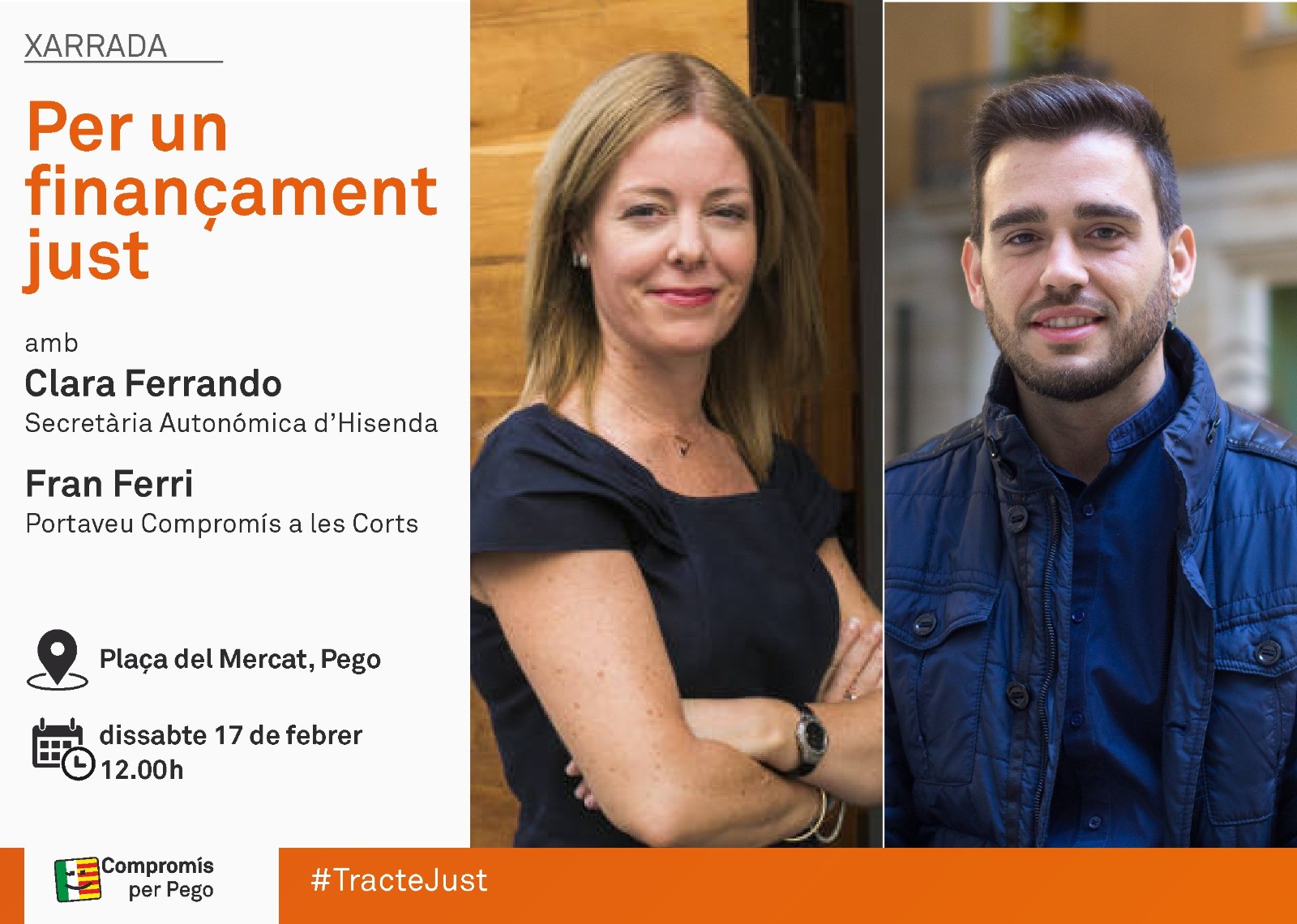 Compromís per Pego parla sobre finançament autonòmic durant la celebració del dia de la crosta