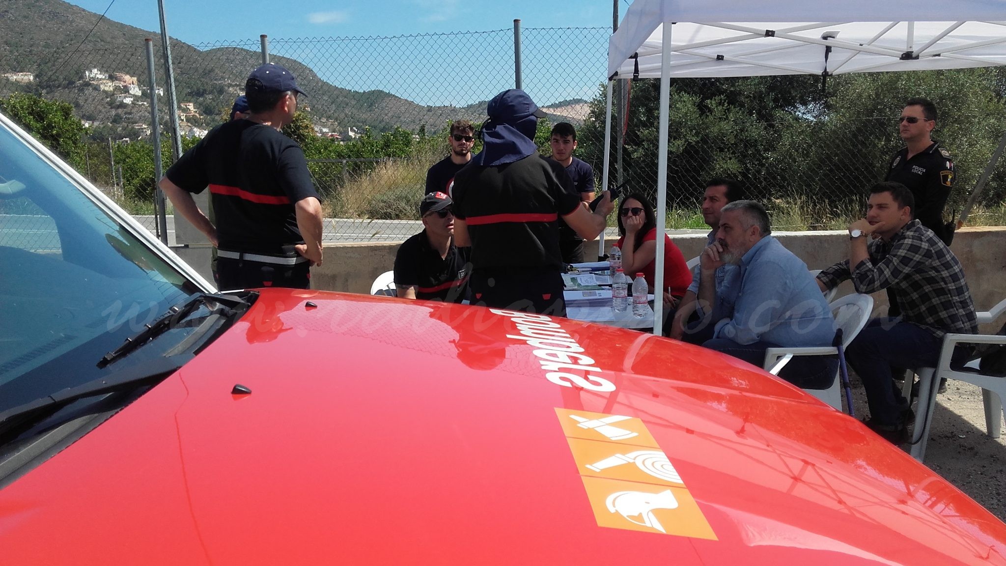 Pego posa a prova el Pla territorial municipal front a les emergències amb un simulacre d’inundació al Carritxar