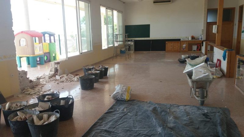 S’inicien les obres de millora de l’Escoleta municipal ‘La Trilladora’