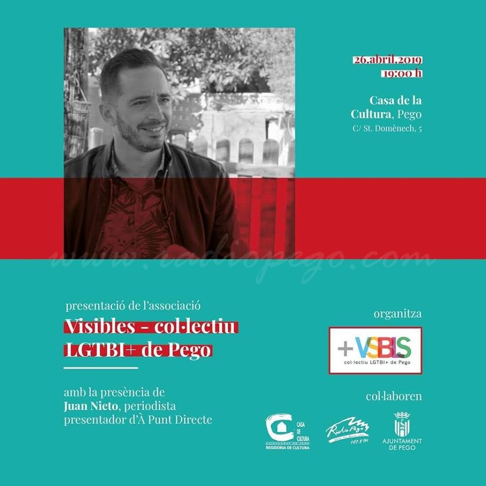 Visibles Col·lectiu LGTBI + Pego es presentarà el divendres