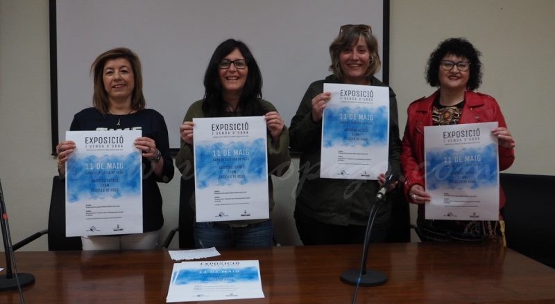 Artistes pegolins participaran en una exposició benèfica de Mans Unides