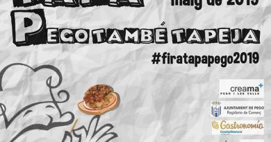 Creama Pego presentarà demà la sisena edició de la Fira de la Tapa