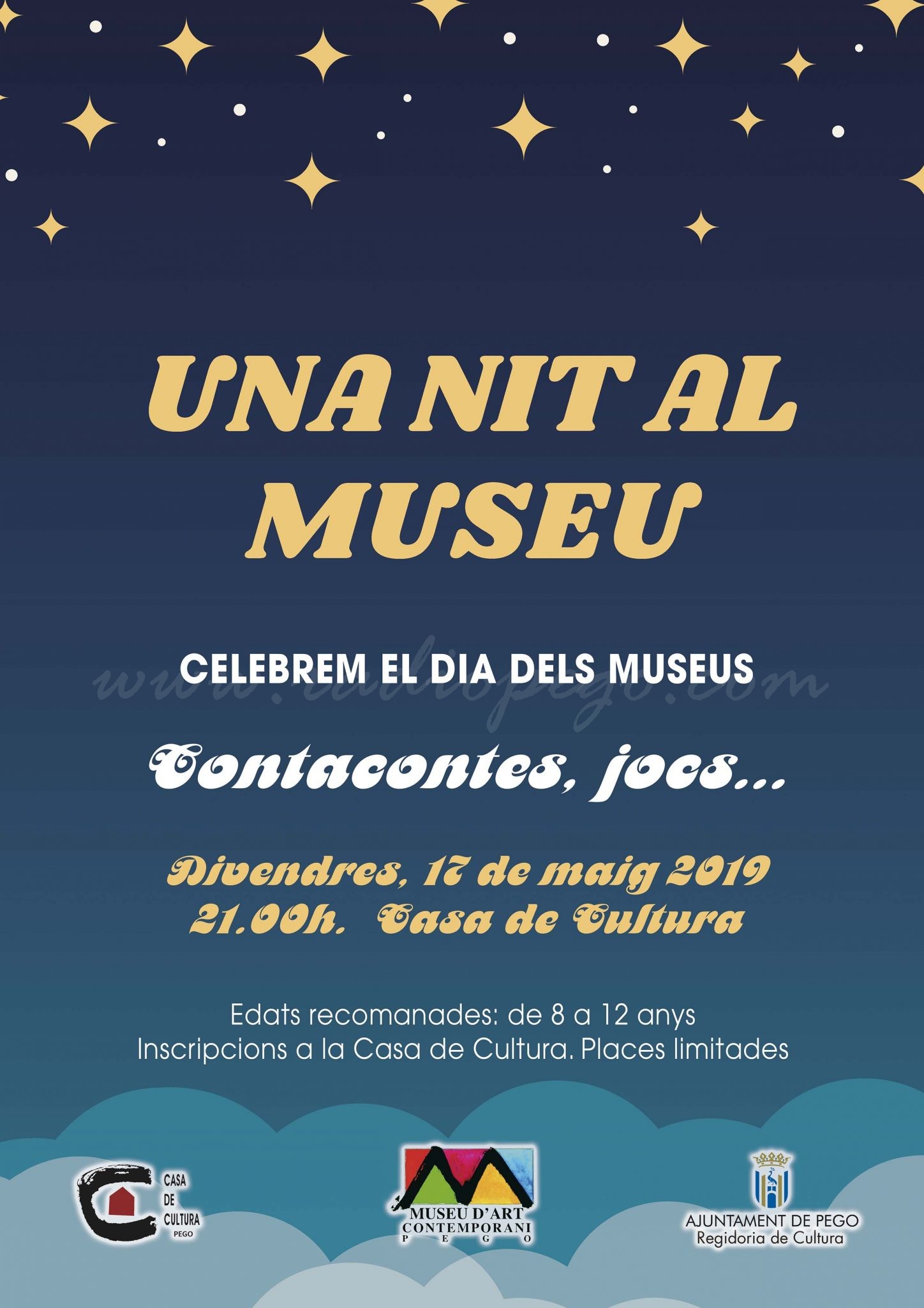 Pego celebrarà el divendres, dia 17, el Dia dels Museus