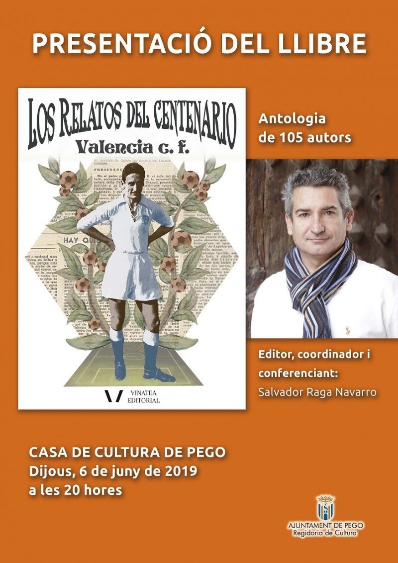 La Casa de Cultura serà la seu demà de la presentació d’un llibre editat en el centenari del Valencia CF
