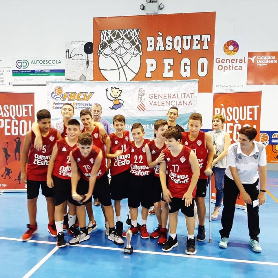 L’infantil masculí N2 del CB Pego és campió de la Lliga Valenciana de basquet