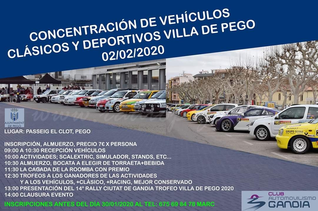 Concentració de vehicles  clàssics i esportius