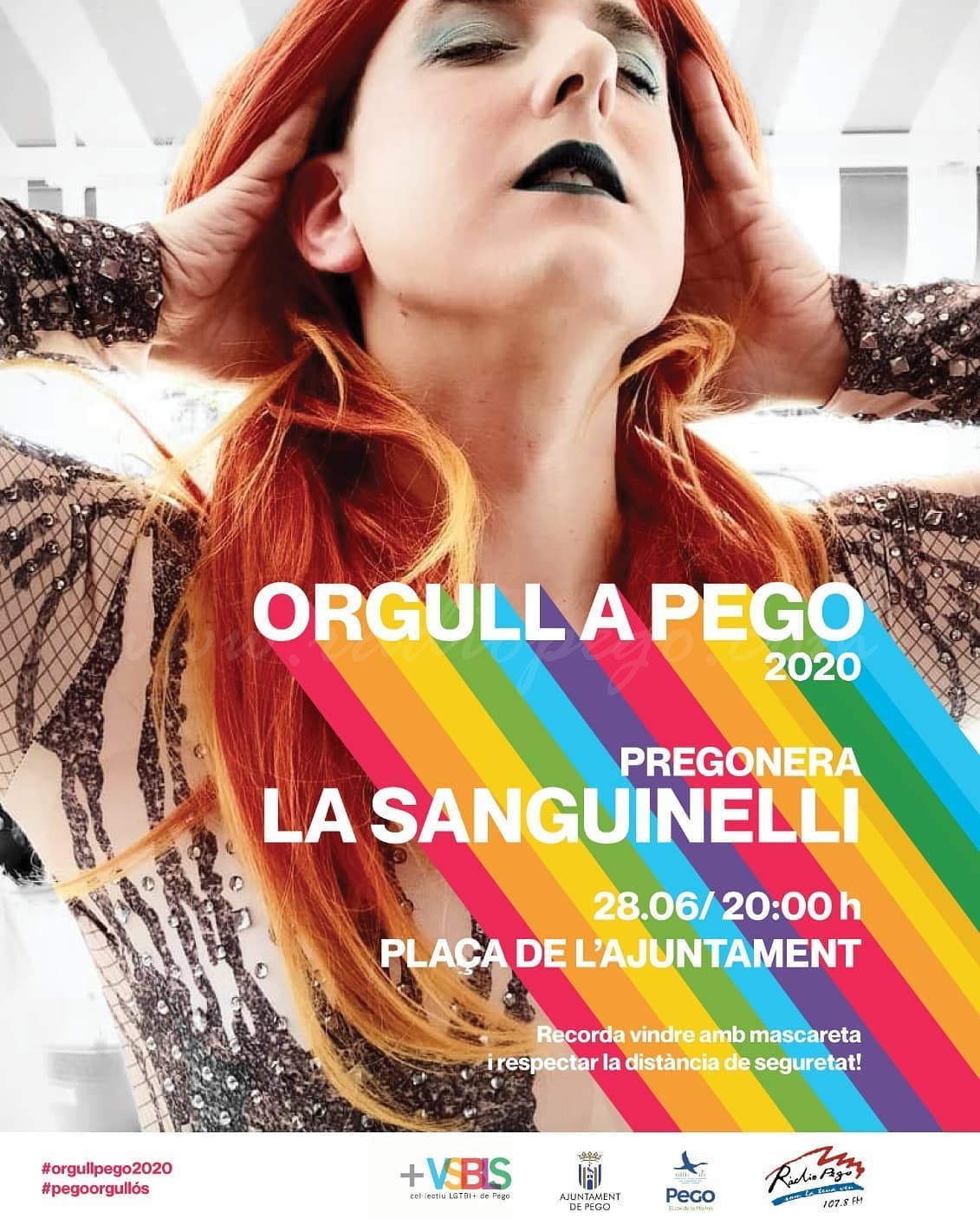 Visibles col·lectiu LGTBI+ celebra el Dia de l’Orgull a la Plaça de l’Ajuntament