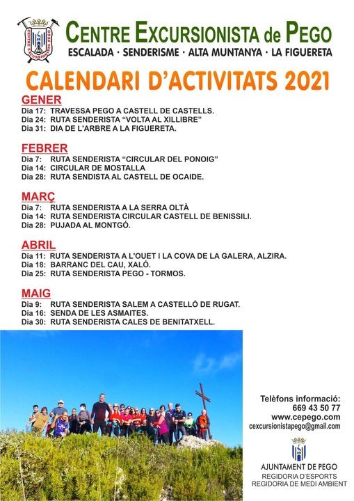 Activitats del centre excursionista. Activitats del centre excursionista.