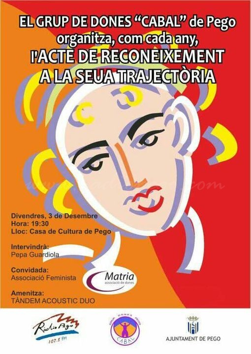 Dones Cabal ret homenatge al col·lectiu feminista Matria
