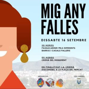 Demà se celebra el Mig Any de Falles a Pego