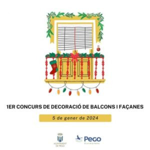 Convocat el I Concurs de Decoració de Balcons i Façanes