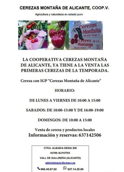 La Vall torna a tindre cireres