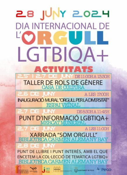Pego celebra el Dia de l’Orgull