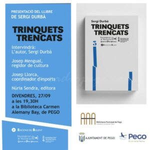 Es presenta a Pego ‘Trinquets Trencats’ dins la primera Setmana de la Pilota