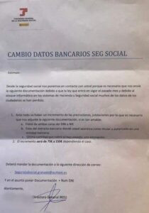 La Tresoreria de la Seguretat Social advertix d’una nova estafa al seu nom