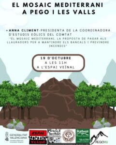 Pego Viu presenta la proposta ‘El Mosaic agroforestal’