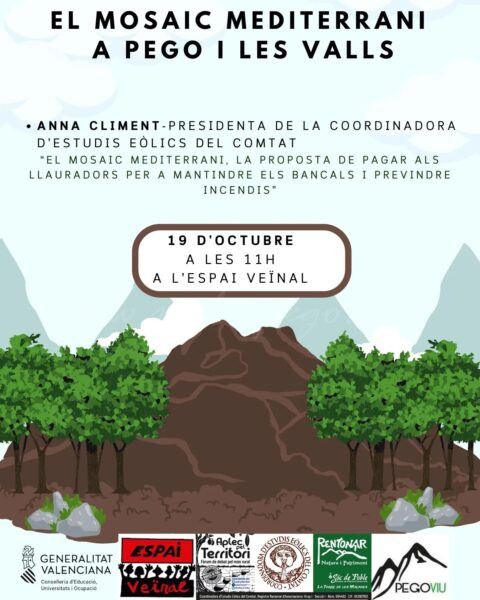 Pego Viu presenta la proposta ‘El Mosaic agroforestal’