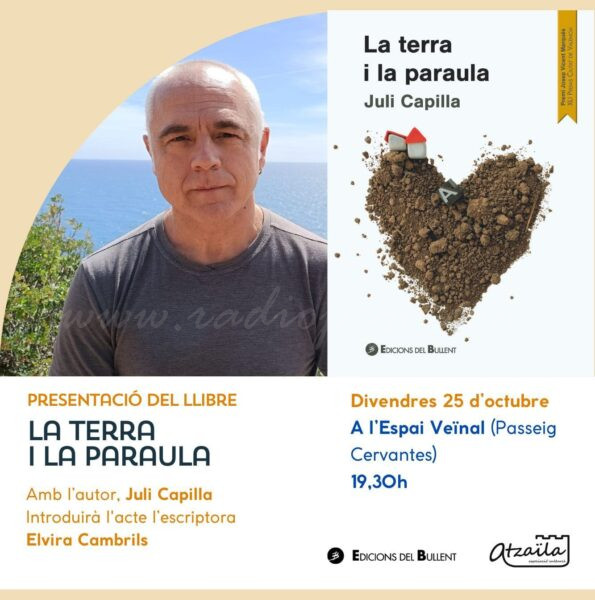 Atzaïla presenta ‘La terra i la paraula’ de Juli Capilla, premi Josep Vicent Marqués d’assaig