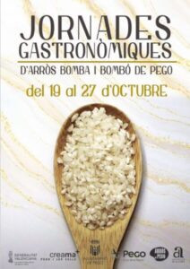Últim cap de setmana les XV jornades gastronòmiques de l’arròs bomba i bombó de Pego