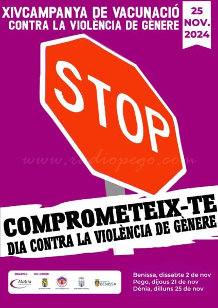 Pego es vacuna contra la violència de gènere