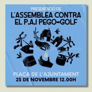 L’assemblea ‘Guaitem la terra’ es presenta este dissabte a Pego amb una concentració