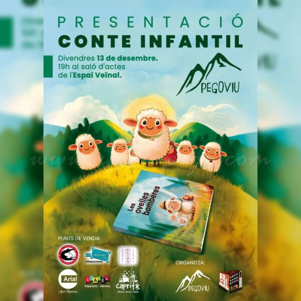 Les ovelles bomberes de Pego Viu, protagonistes d’un conte infantil