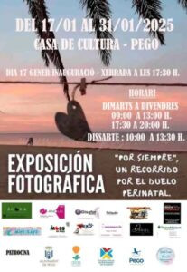 Pego acull l’exposició ‘Per Sempre. Un recorregut pel dol perinatal’