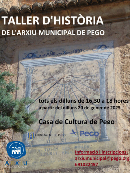 Dilluns s’enceta una nova edició del taller d’història local