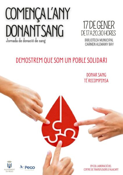Més de 60 persones participen en la donació de sang d’inici de 2025