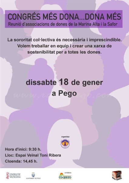 Dones Cabal organitza dissabte 18 el congrés ‘Més dona… Dona més’
