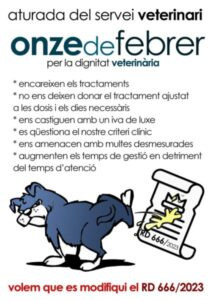 Els veterinaris i les veterinàries de Pego es planten davant el reial decret 666/2023 de medicaments veterinaris
