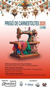 «Tot enllestit» per al pregó de Carnestoltes 2025