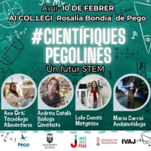 Les dones de ciència molt presents a les escoles de Pego