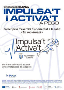 Pego col·labora amb el Departament de Salut de Dénia en la promoció de la salut comunitària