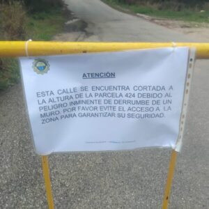 La Policia Local talla al trànsit l’avinguda de Pego per solsides
