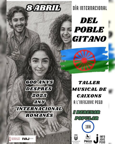 InfoJove Pego celebra els 600 anys de l’arribada del poble romaní a la Península Ibèrica