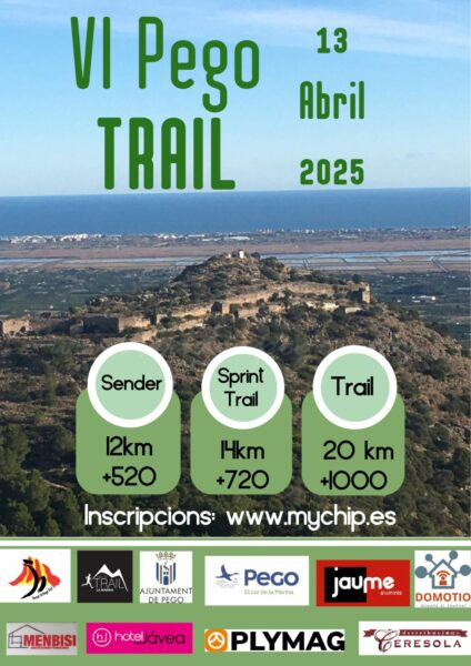 Dorsal19 manté el recorregut de 2024 en la VI edició del ‘Pego Trail’