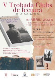El Club de Lectura de Pego, amfitrió de la V Trobada de Clubs de Lectura de la Marina Alta