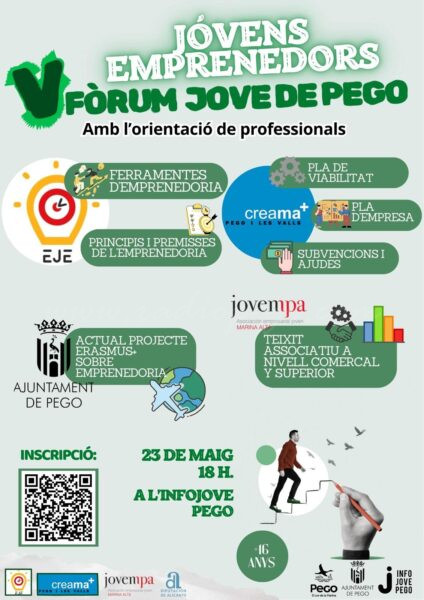 Pego acull el V Fòrum Jove amb el futur laboral com a eix central