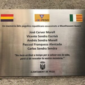Pego commemora els 80 anys de la rendició nazi visitant Mauthausen i recordant els 5 pegolins republicans deportats i assassinats al camp d’extermini nazi de Gussen