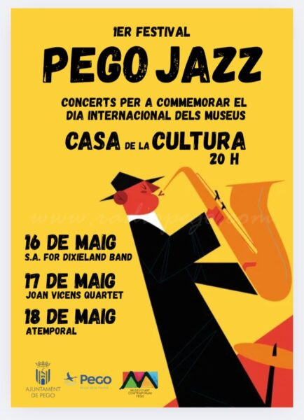 Pego Jazz: Este cap de setmana la localitat acull el primer festival d’este gènere