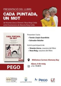‘Cada puntada, un mot’ es presenta a Pego