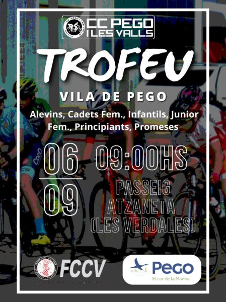 Pego acull dissabte el Trofeu Vila de Pego organitzat pel CC Pego i Les Valls