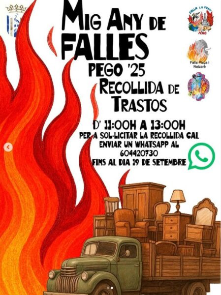 Pego viurà el Mig Any de Falles este dissabte